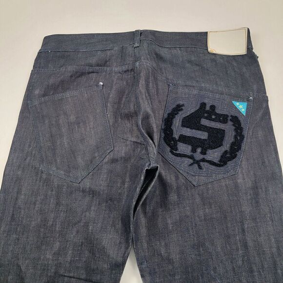 Vintage Y2K Shmack Baggy Wide Leg Jeans Mens 38x33 JNCO Southpole Skater Grunge - Picture 10 of 12